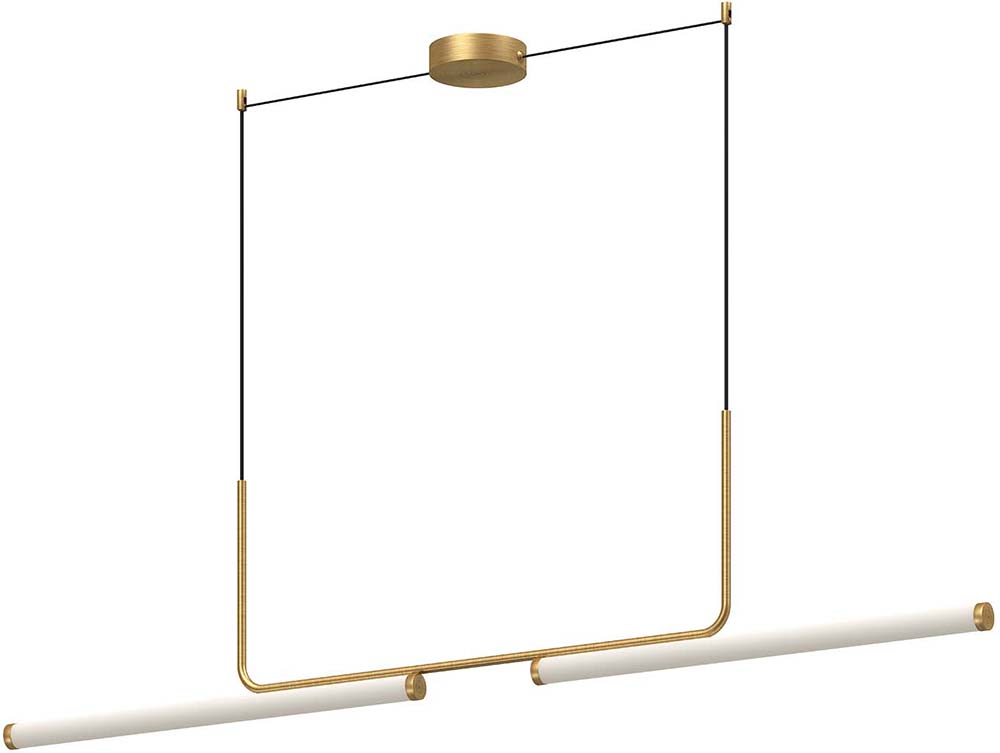 Kuzco LP73073BG Vesper Contemporary Brushed Gold LED Island Light