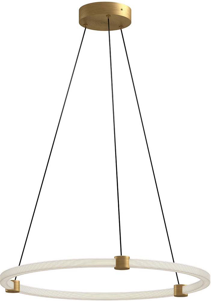 Kuzco PD24724BG Bruni Modern Brushed Gold LED 24.5" Pendant Lighting