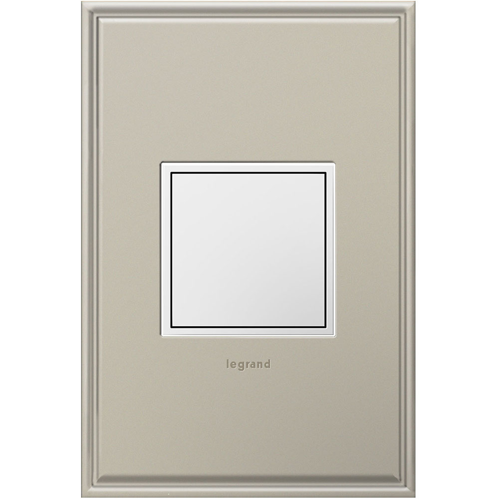 Legrand Adorne ARPTR151GW2 Modern White PopOut Outlet 1Gang LGR