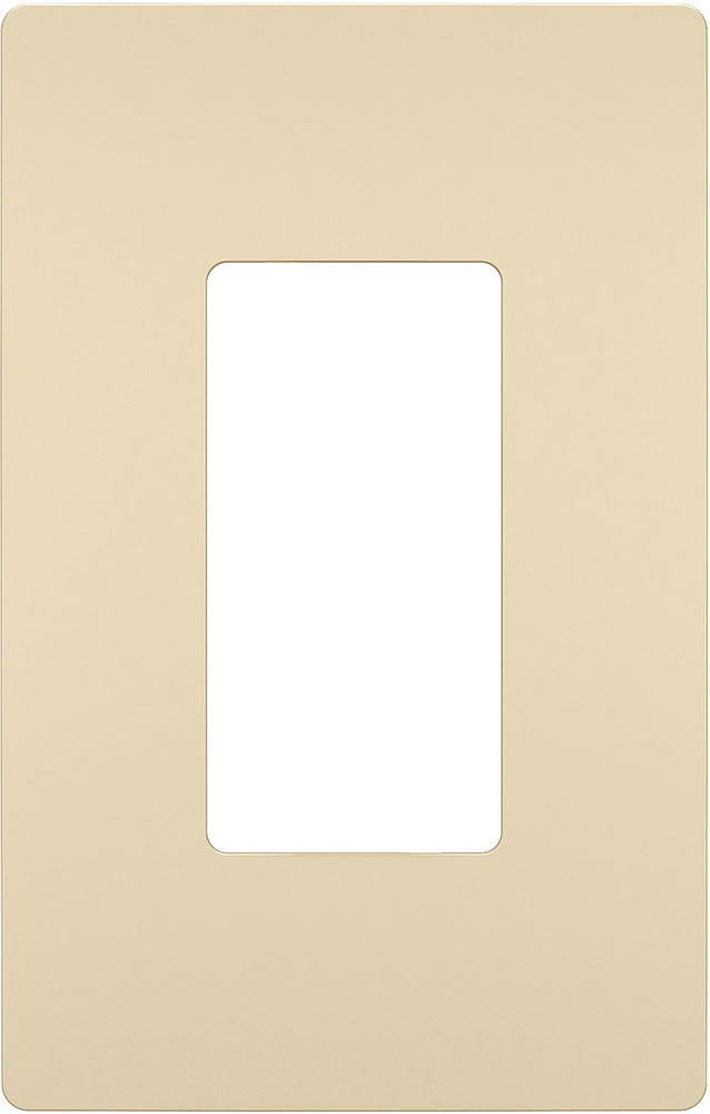 Legrand Radiant RWP26I Modern Ivory 1Gang Screwless Wall Plate LGRRWP26I