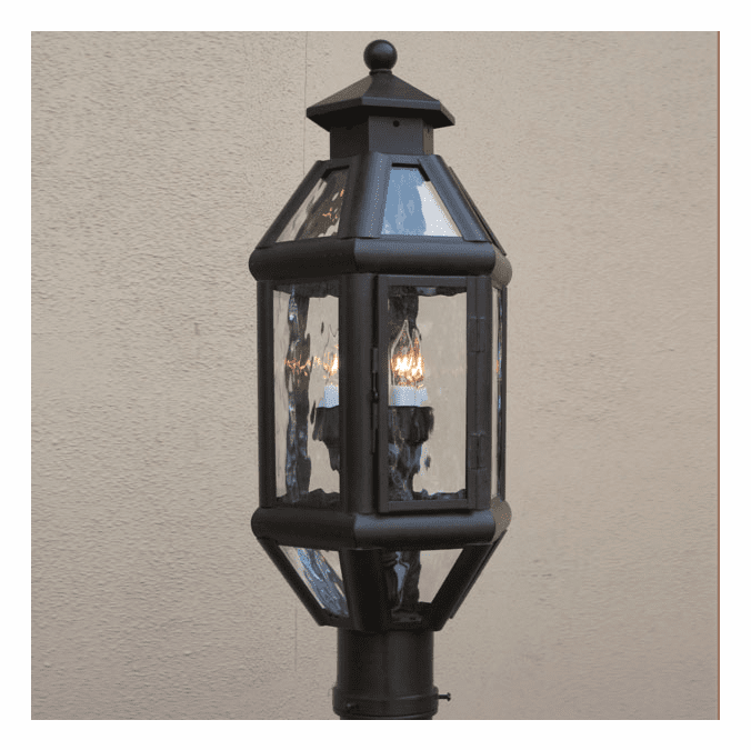 Lighting Innovations P9137 Outdoor 11.6" Wide x 28.3" Tall Lamp Post Light Fixture LINP9137