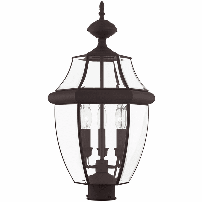 Livex 235407 Monterey Bronze Large Outdoor Post Light LVX235407