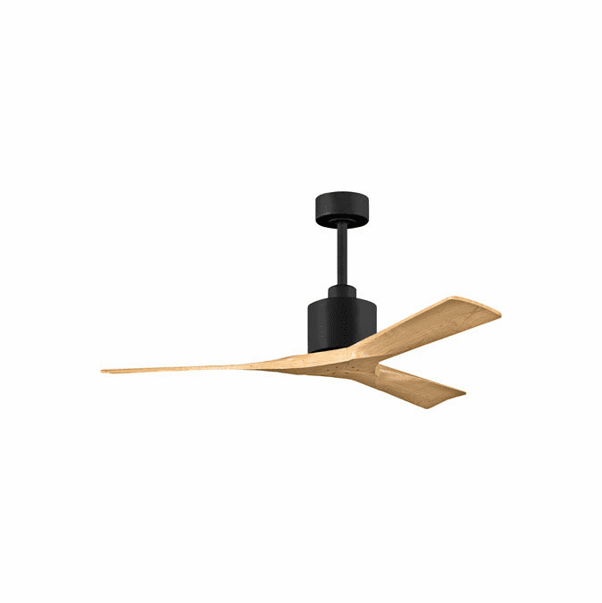 Matthews NK-BK-LM-52 Nan Modern Matte Black 52 Ceiling Fan