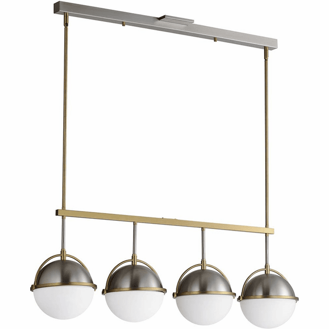 Maxim 12414SWSNSBR Duke Contemporary Satin Nickel / Satin Brass Kitchen