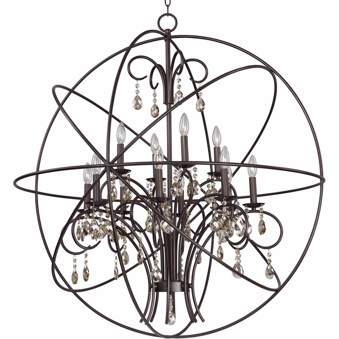 Maxim 25147OI Orbit Oil Rubbed Bronze 40" Ceiling Chandelier MAX25147OI