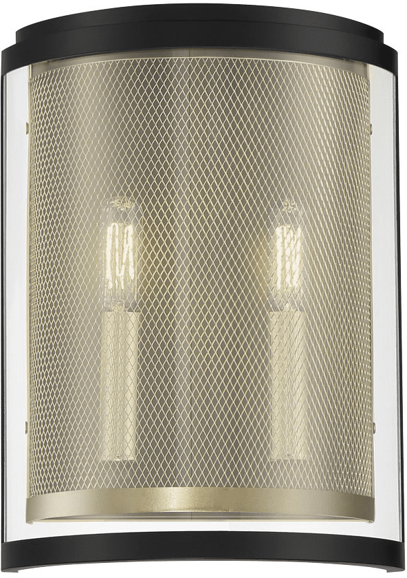 Metropolitan N7812726 Soho Modern Coal And Soft Brass Wall Light