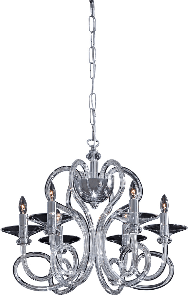 Metropolitan N9176 Contemporary Chrome Mini Hanging Chandelier METN9176