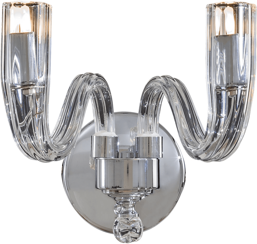 Metropolitan N9182 Modern Chrome Xenon Wall Sconce Lighting METN9182