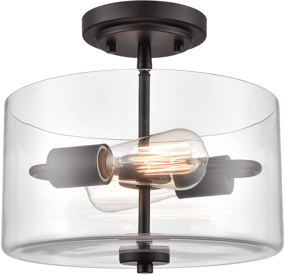 Millennium 2710MB Verlana Matte Black Ceiling Light Fixture MIL2710MB