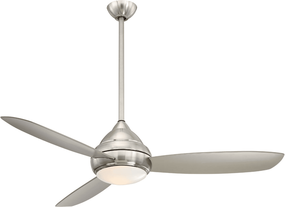 Minka Aire F477LBNW Concept I Wet Contemporary Brushed Nickel LED 58