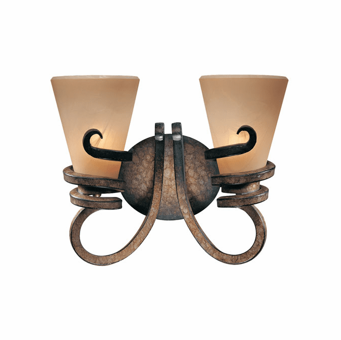 Minka Lavery 6762211 Tofino Modern Tofino Bronze 2Light Bathroom Wall