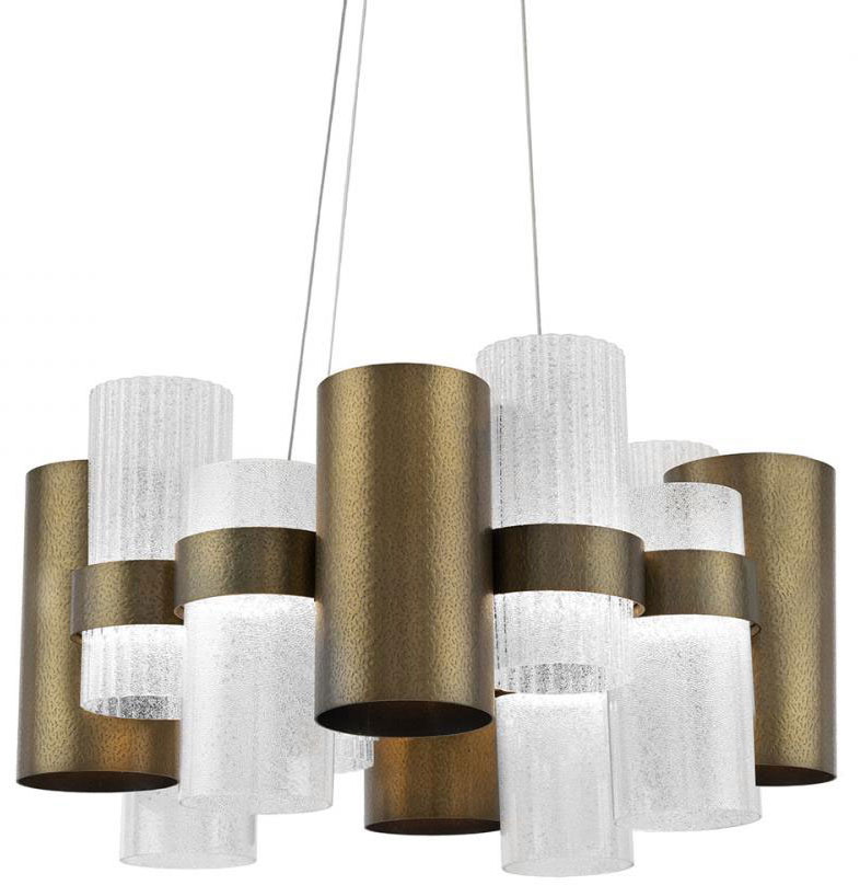 Modern Forms PD71035AB Harmony Modern Aged Brass LED Chandelier Light