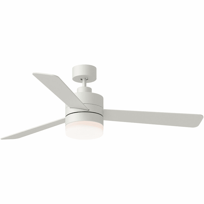 Monte Carlo Fans 3ERAR52RZWD Era Matte White 52" Home Ceiling Fan MC