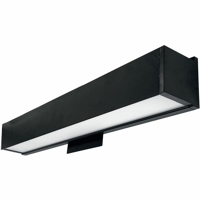 Nora NLUD-X334B L-Line Indirect / Direct Contemporary Black LED Pendant ...