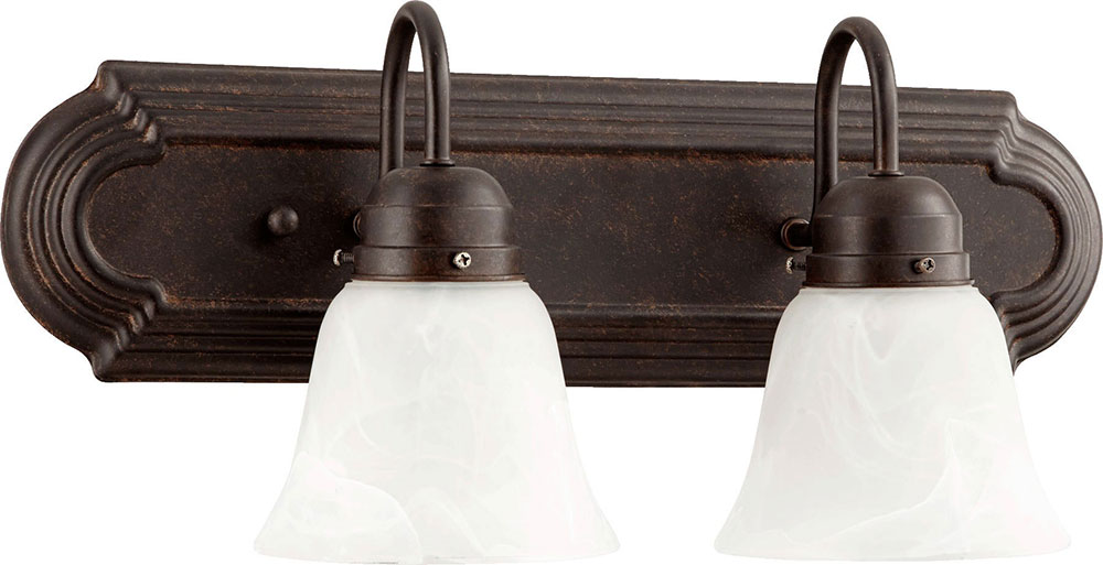 Quorum 50942144 Toasted Sienna 2Light Vanity Light Fixture QRM