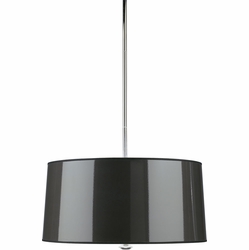 Robert Abbey B808 Penelope Modern Polished Nickel Drum Hanging Lamp