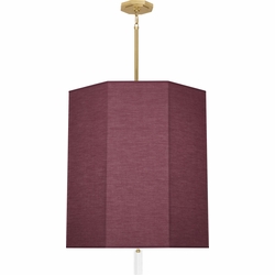 Robert Abbey VW202 Kate Modern Brass Drum Pendant Light Fixture