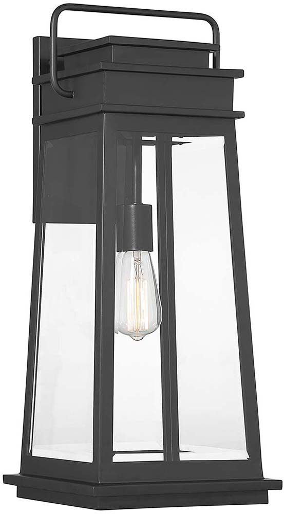 Savoy House 5-814-BK Boone Matte Black Outdoor Lighting Wall Sconce ...