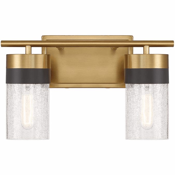 Savoy House 8-3600-2-322 Brickell Contemporary Warm Brass Bathroom ...