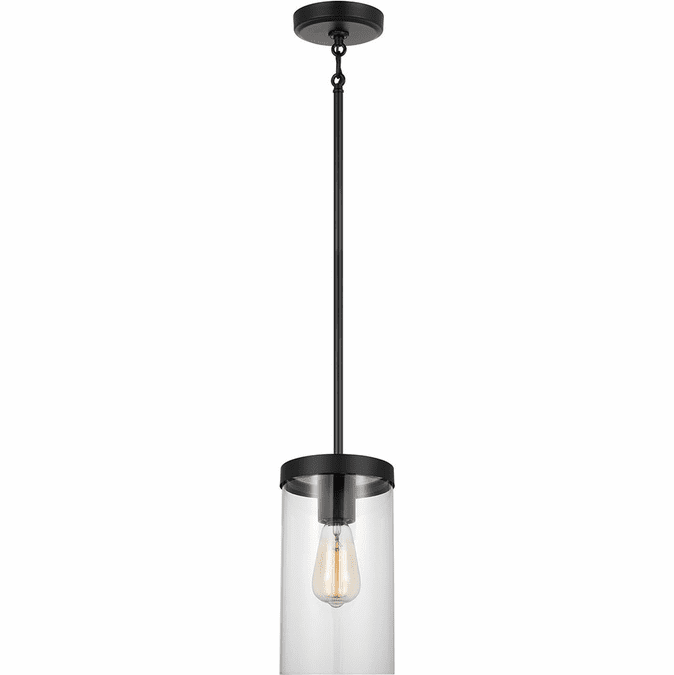 Visual Comfort Studio Lighting 6590301112 Zire Midnight Black 6" Mini