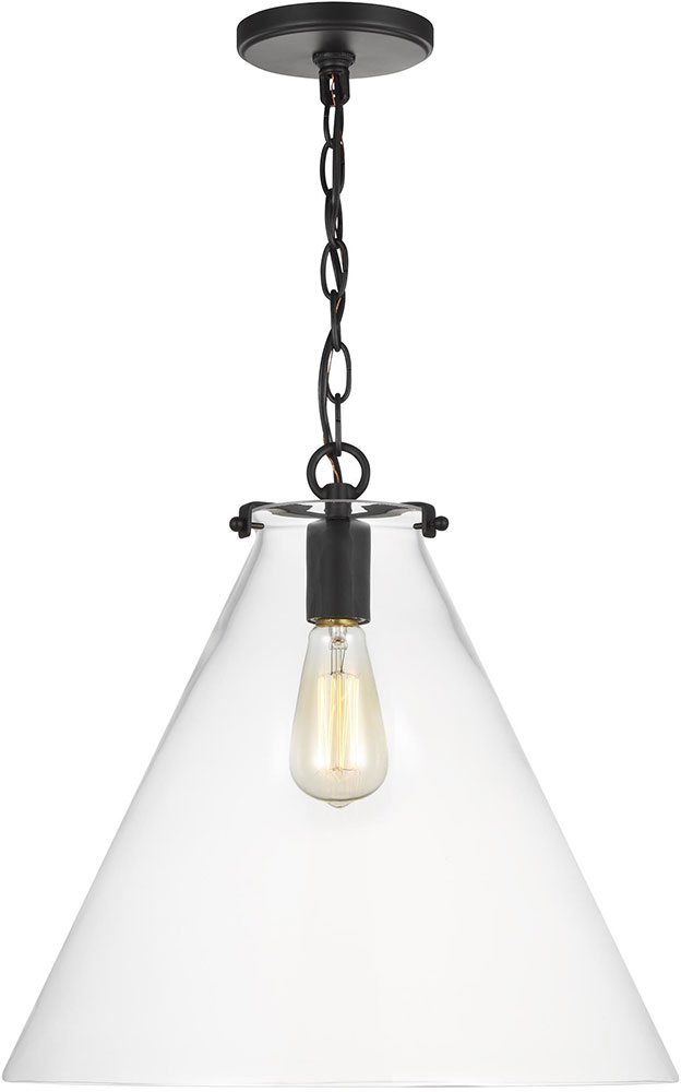 Visual Comfort Studio 6592101112 Kate Modern Midnight Black Drop