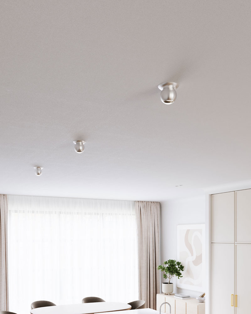 Sonneman 7509.98 Hemisphere Contemporary Textured White LED Ceiling ...