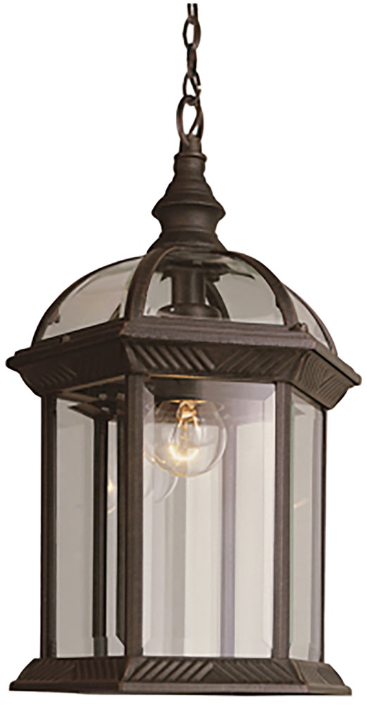 Trans Globe 4183 RT Wentworth Traditional Rust Outdoor Pendant Lighting ...