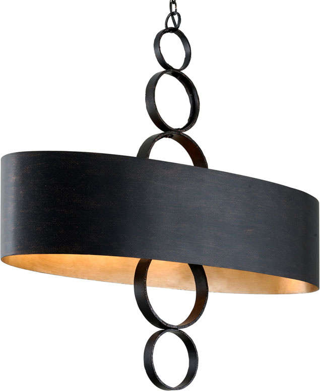 Troy F7237 Rivington Charred Copper Island Lighting TROF7237