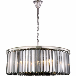 Urban Classic 1238G43PN-SS-RC Sydney Polished Nickel 43.5" Drum Pendant Lighting Fixture