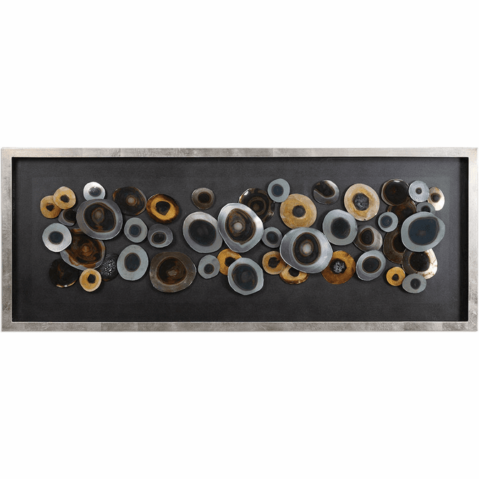 Uttermost 04058 Discs Modern Silver Leaf Wall Decor UTT04058