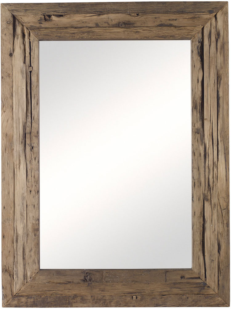 Uttermost 09816 Rennick Rustic Wood Wall Mirror UTT09816
