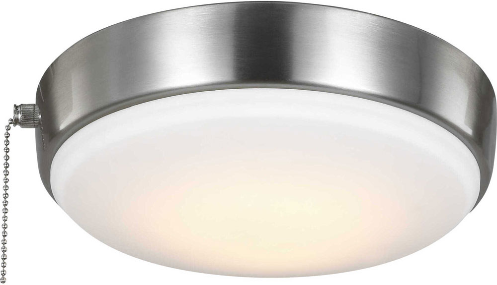 Visual Comfort Fan MC265BS Universal Light Kits Brushed Steel LED Fan