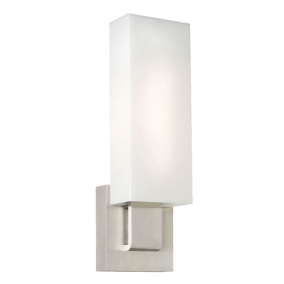 Visual Comfort Modern 700WSKISWWSLED930 Kisdon Contemporary Satin Nickel LED Wall Sconce