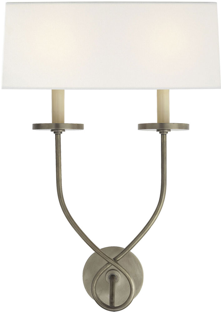 Visual Comfort Signature CHD 1612AN-L Symmetric Twist Antique Nickel ...