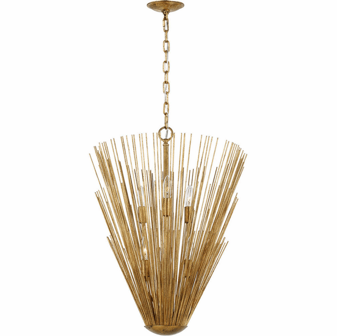 Visual Comfort Studio AP1146ADB Helios Modern Antique Gild Pendant ...