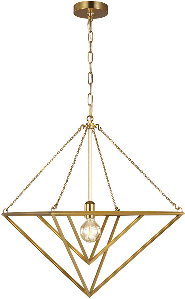 Visual Comfort Studio CP1141BBS Carat Contemporary Burnished Brass 20