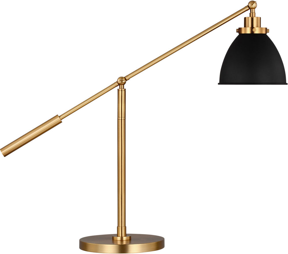 Visual Comfort Studio CT1101MBKBBS1 Wellfleet Modern Midnight Black and