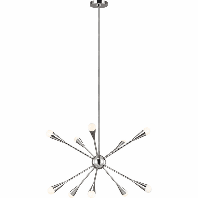 Visual Comfort Studio EC10310PN Jax Modern Polished Nickel 27" Hanging
