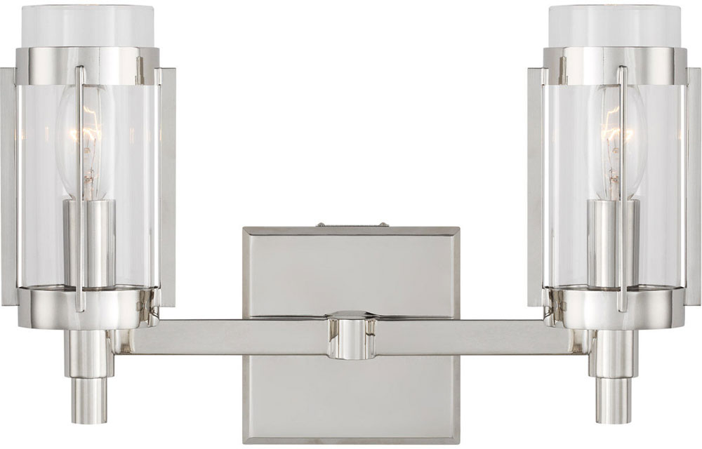 Visual Comfort Studio LV1012PN Flynn Contemporary Polished Nickel 2 ...