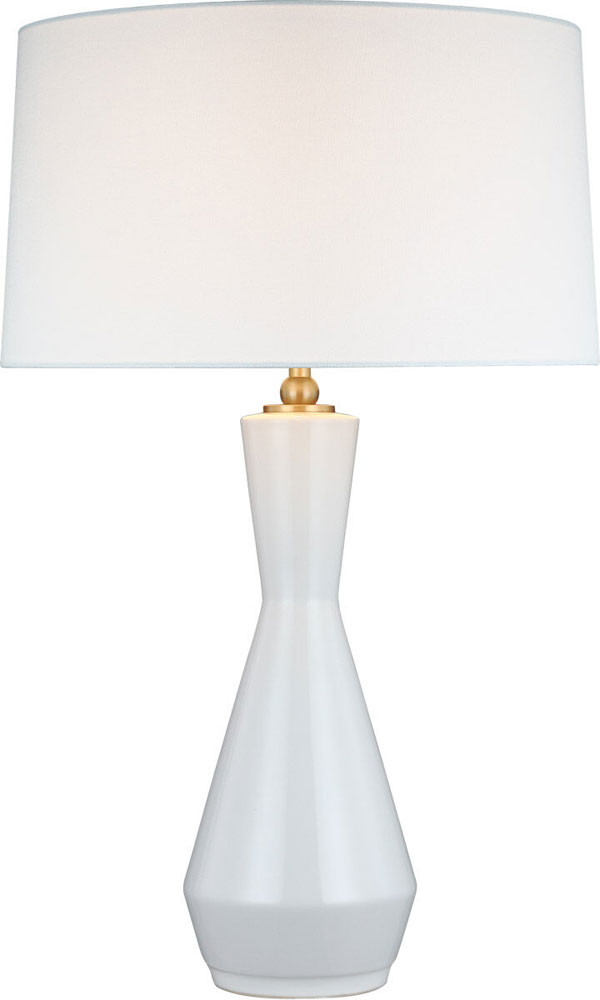 Visual Comfort Studio TT1221SIV1 Jens Modern Soft Ivory Lighting Table