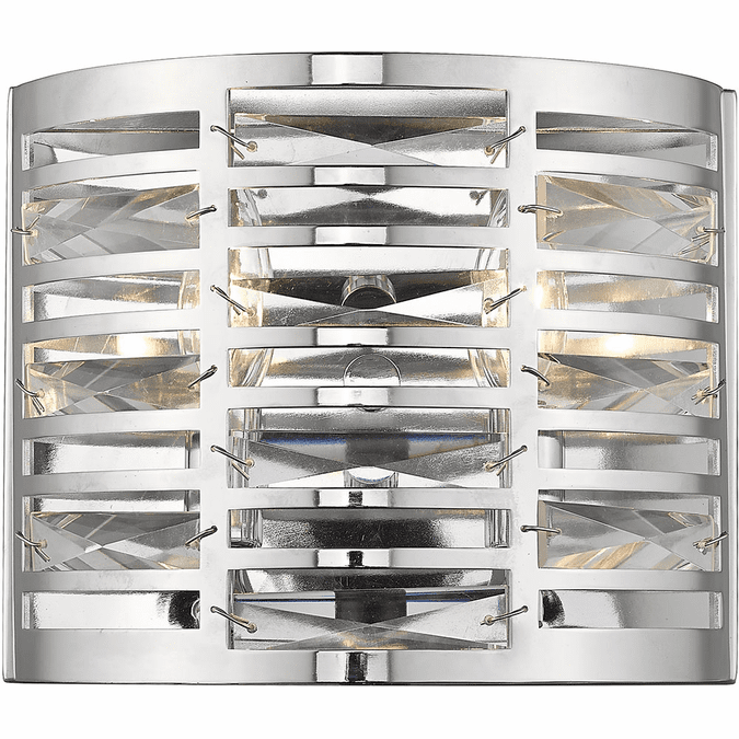 Z-Lite 469-2S-CH Cronise Contemporary Chrome Wall Lighting Sconce