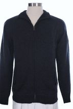10 Ply Men's Cardigan Cashmere Sweater, zip closure, two pockets (Charcoal Grey) 10 Ply Men's Cardigan Cashmere Sweater, zip closure, two pockets (Charcoal Grey)