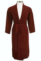 4 Ply Men's Cashmere Classic Robe with Full Length (Burgundy, Thick and Warm) 4 Ply Men's Cashmere Classic Robe with Full Length (Burgundy, Thick and Warm)
