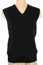 4-ply Men's Cashmere Pullover Vest (Black) 4-ply Men's Cashmere Pullover Vest (Black)