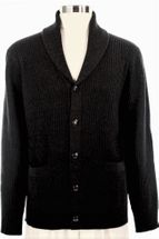 4 Ply Men's Cashmere Shawl Collar Cardigan Sweater (Charcoal Grey) 4 Ply Men's Cashmere Shawl Collar Cardigan Sweater (Charcoal Grey)