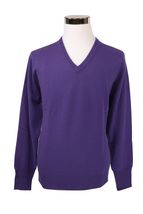 4-ply Men's Cashmere Sweater (Purple) 4-ply Men's Cashmere Sweater (Purple)