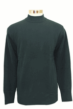4 Ply Men's Mock Turtleneck Cashmere Sweater (Dark Green) 4 Ply Men's Mock Turtleneck Cashmere Sweater (Dark Green)