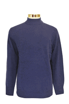 <font color=red>4 Ply</font> Men's Mock Turtleneck Cashmere Sweater (Grey Marine) <font color=red>4 Ply</font> Men's Mock Turtleneck Cashmere Sweater (Grey Marine)