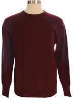 4 Ply Men's Round Neck Cashmere Sweater (Burgundy) 4 Ply Men's Round Neck Cashmere Sweater (Burgundy)