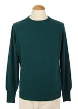 4 Ply Men's Round Neck Cashmere Sweater (Kelly Green) 4 Ply Men's Round Neck Cashmere Sweater (Kelly Green)